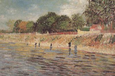 Vincent Van Gogh The Banks of the Seine (nn04) oil painting picture
